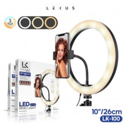 ACCETEL LEKUS LK-100 LUZ DE ANEL SELFIE 26CM - 10" ACCETEL LEKUS LK-100 LUZ DE ANEL SELFIE 26CM - 10"